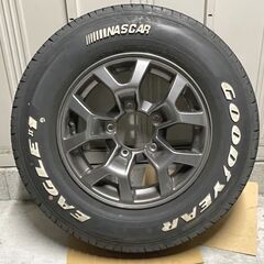 ジムニー　JB74純正ホイール　ナスカータイヤ　ホワイトレター　４本