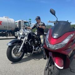 バイクツーリング仲間(現在メンバー2人)