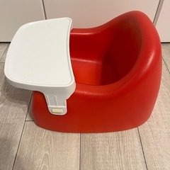 カリブ　ソフトチェアー（トレイ付き）レッドの画像