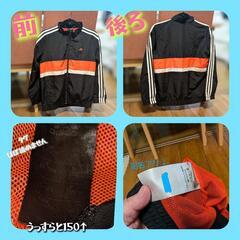 adidasジャージ上下セット　150の画像