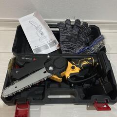 新品未使用✨チェーンソー 充電式 電動ノコギリ DIY 剪定 ハンディ