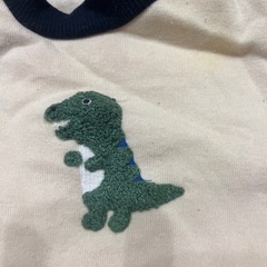 恐竜ロンパースの画像