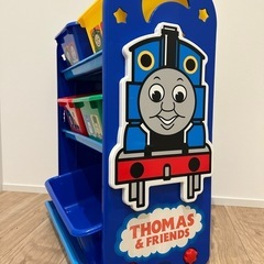きかんしゃトーマス　おもちゃ収納ラック　三段ボックス トイ・ステーションの画像