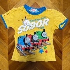 【無料】鈴鹿49 機関車トーマス柄キッズTシャツ110cm