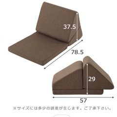 交渉中　折りたたみクッション　マットの画像
