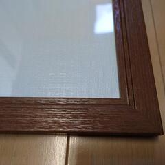 【最終値下げ】ポスターフレーム　B2サイズ　木彫の画像