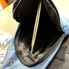 FASHION スリングバッグ ダークブルーの画像