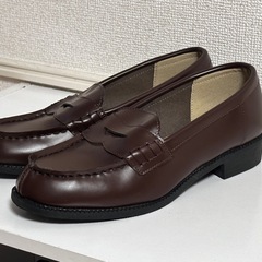 美品！！ブラウン ローファー  22.5cmの画像