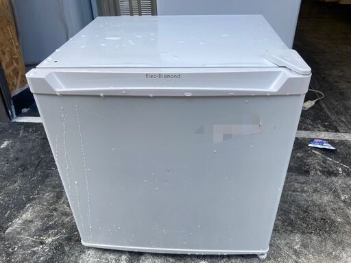 ☆中古￥6,000！A-Stage　46㍑1ドア冷蔵庫　家電　2018年製　TQ-0146WH型　幅47㎝ｘ奥行45㎝ｘ高さ50㎝　【BK103】