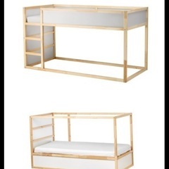 美品 イケア ベッド キューラの画像