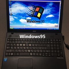 マルチブートパソコン　Windows11～Windows95　Acer TravelMate P453の画像