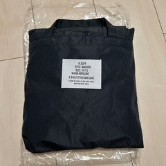 新品 未使用 レインコート 黒 ブラック
