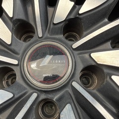 18インチアルミホイール　Weds LEONIS VT  4本セットタイヤ付きの画像