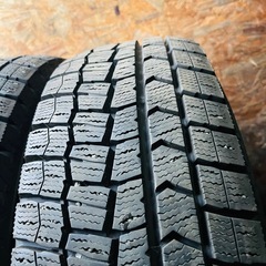 バリDUNLOP ダンロップ　WM02 195/65R15 スタッドレス　タイヤ　2017年製　15インチの画像