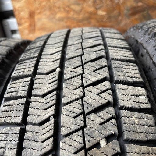 アルミ付　BRIDGESTONE VRX2 155/65R14 スタッドレス　タイヤ　2017年製　14インチ