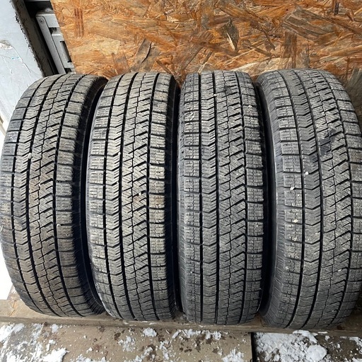 アルミ付　BRIDGESTONE VRX2 155/65R14 スタッドレス　タイヤ　2017年製　14インチ
