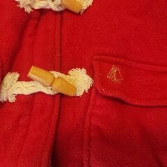 プチバトー 子供 キッズ ダッフルコート 100cm ふわふわ とっても暖か アウター コート 上着の画像