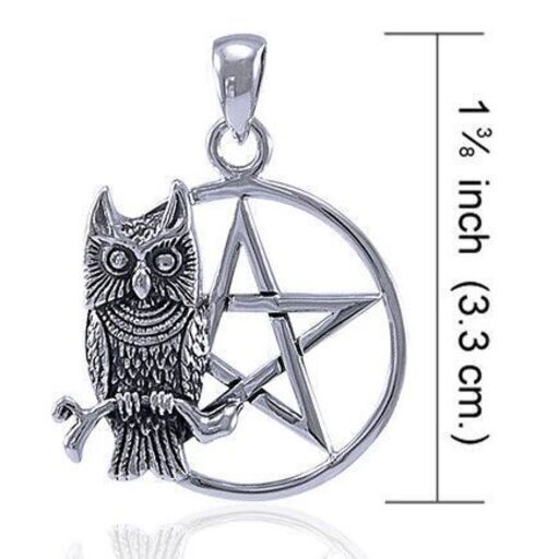 服/ファッション PS: Sitting Owl with Pentacle Pendant