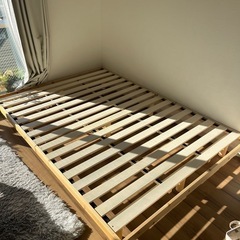 すのこベッド　ダブル　