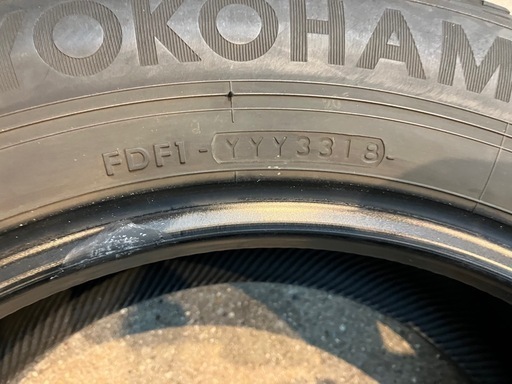 215/60R16   4本セット  ヨコハマ アイスガード50 溝６mm  2018年製