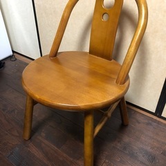 カリモク　丸型　ダイニングチェア