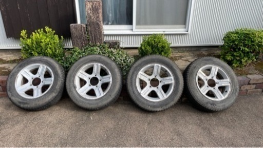 ジムニー純正ホイール　スタッドレスタイヤ