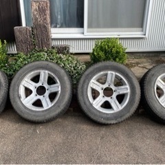 ジムニー純正ホイール スタッドレスタイヤ