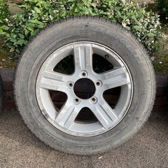 ジムニー純正ホイール　スタッドレスタイヤの画像