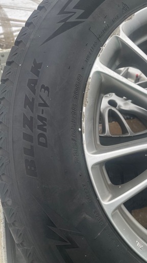 ブリヂストンスタッドレス&アルミホイ-ル4本セット　日産ムラーノ にて着用　DM-V3  超お買得
