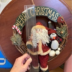 クリスマスリースの画像