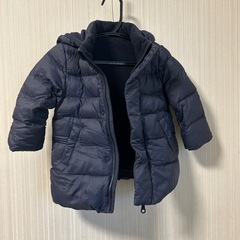 80cm ユニクロアウター 厚手 ネイビー