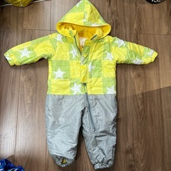 スキーウェア　90センチ　黄色