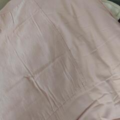 掛け布団　軽め　シーツ手縫い跡ありの画像