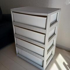 （終了）白い４段チェストの画像