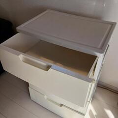 （終了）白い４段チェストの画像