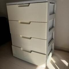 （終了）白い４段チェストの画像