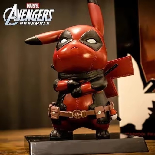 【新品】ピカチュウ デッドプール フィギュア 約12cm