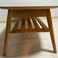 【取りに来ていただける方】折り畳みセンターテーブル【中古】の画像