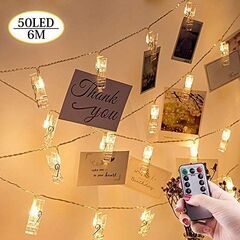 ストリングライト 50LED 6M