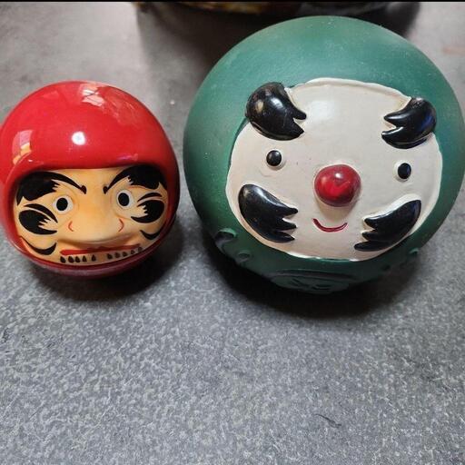 だるま　起き上がりこぼし　陶器