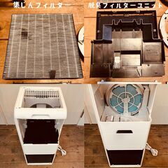 DAIKIN（ダイキン）加湿ストリーマ空気清浄機 MCK55TE4（ホワイト）2017年製の画像