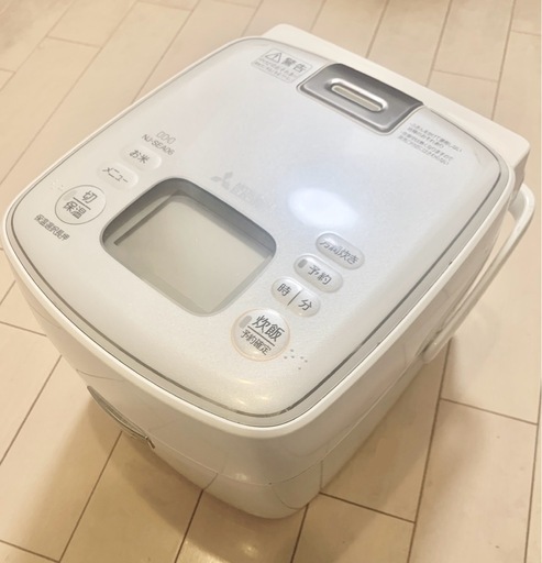 【美品】三菱IHジャー炊飯器（説明書・未使用しゃもじ・カップ付き）