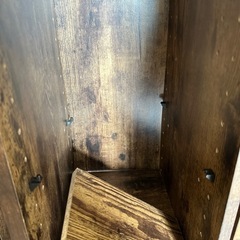 ニトリ　カラボ 2個　ダークブラウンの画像