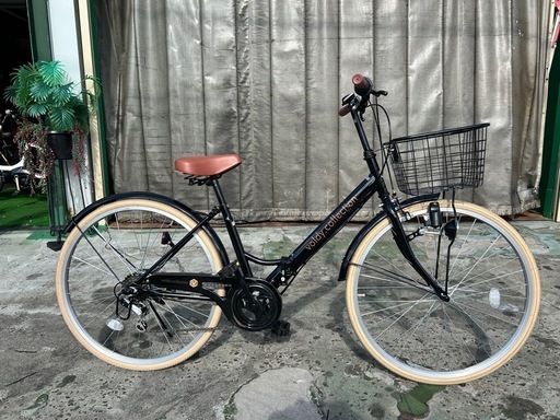 No.306 折りたたみ自転車 26インチ シマノ6段変速voldy.collection VFC-001整備済み