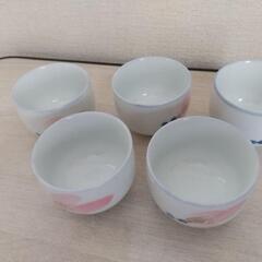 【新品・未使用】有田焼 湯呑み ５客セット 高さ５.５×直径７.４ｃｍ　 美品の画像