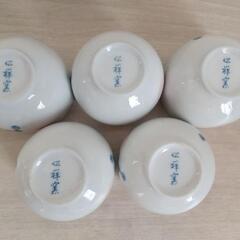 【新品・未使用】有田焼 湯呑み ５客セット 高さ５.５×直径７.４ｃｍ　 美品の画像