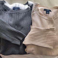 GAPレディースリブカットソー2枚セット/XS