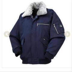 ②裏起毛ドカジャン一1匹狼Ｍサイズ刺繍入🦅紺色ネイビー１回着用🐺