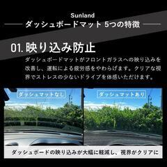 ハイラックス GUN125 2017-2022 ダッシュボードマット Sunland サンランド ダッシュマット カバー TOYOTA HILUX 中古の画像