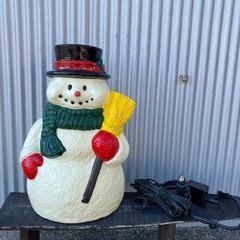【お取引中】 Xmas クリスマス 装飾 雪だるま　スノーマン ...